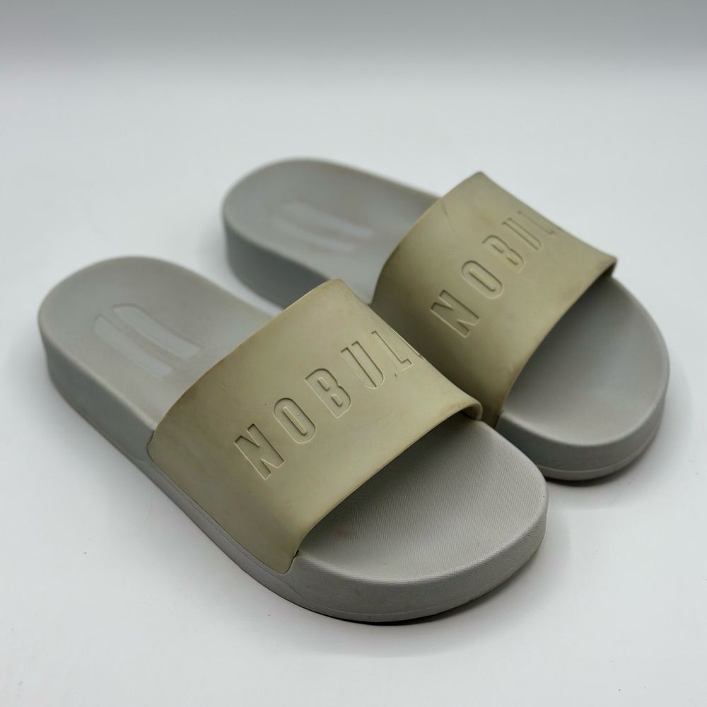 NOBULL Unisex Gray Slide Sandals Men 4  Women 5.5